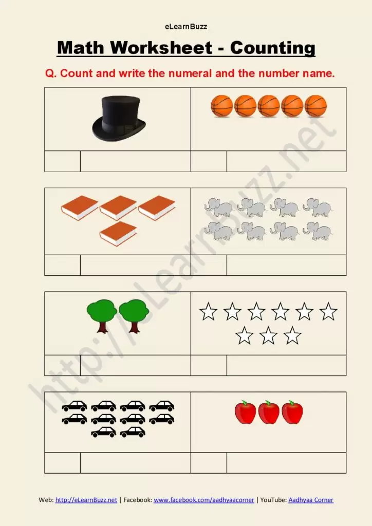 Number Name Worksheet