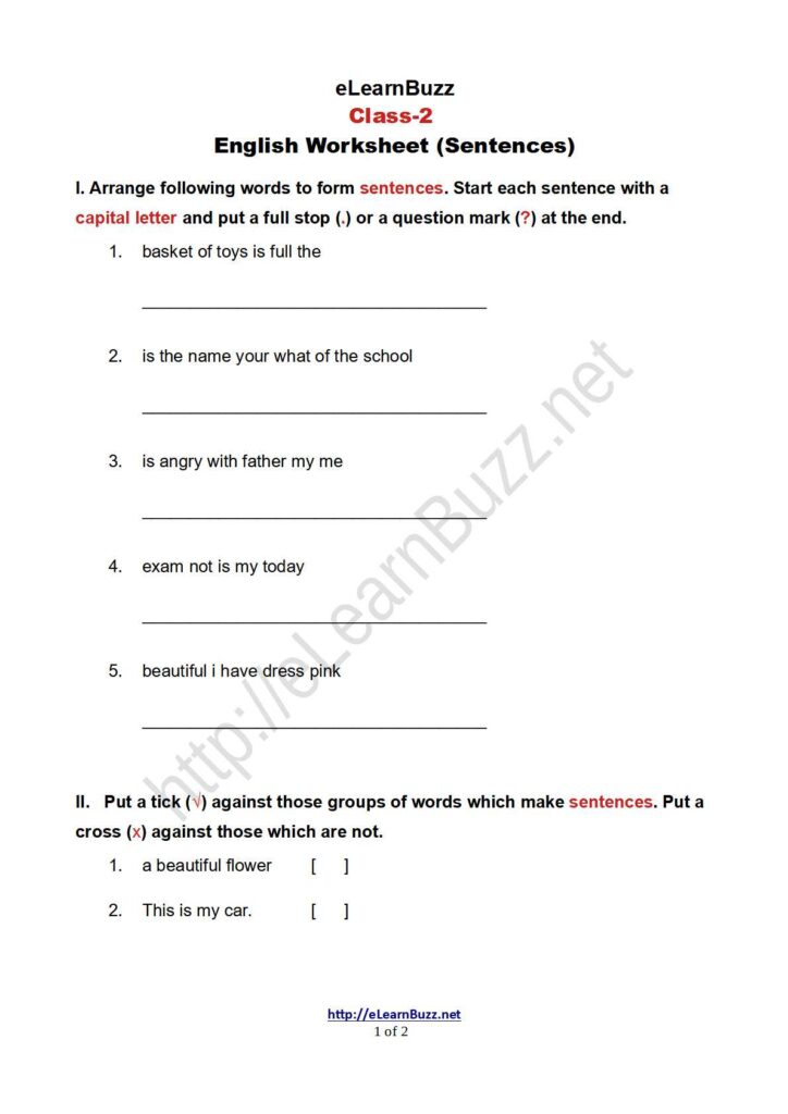 english-worksheet-on-sentences-for-class-2-set-1-elearnbuzz