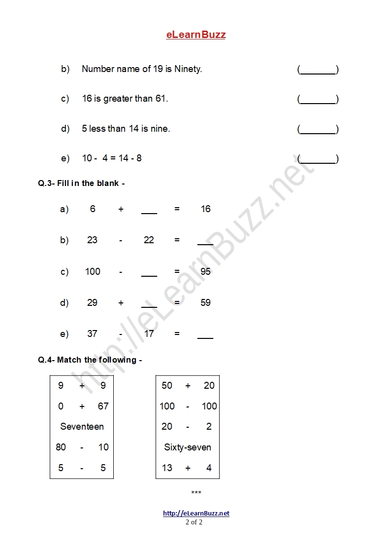 worksheet-on-mental-math-for-class-1-kids-set-3-elearnbuzz