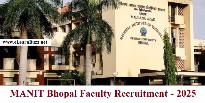 MANIT Bhopal Recruitment 2025