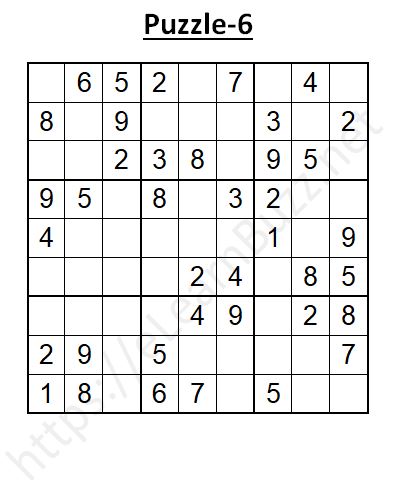 Easy Sudoku Puzzles
