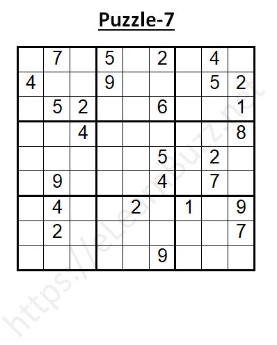 Sudoku Puzzle Hard