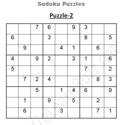 Sudoku Puzzle Free Download Pdf