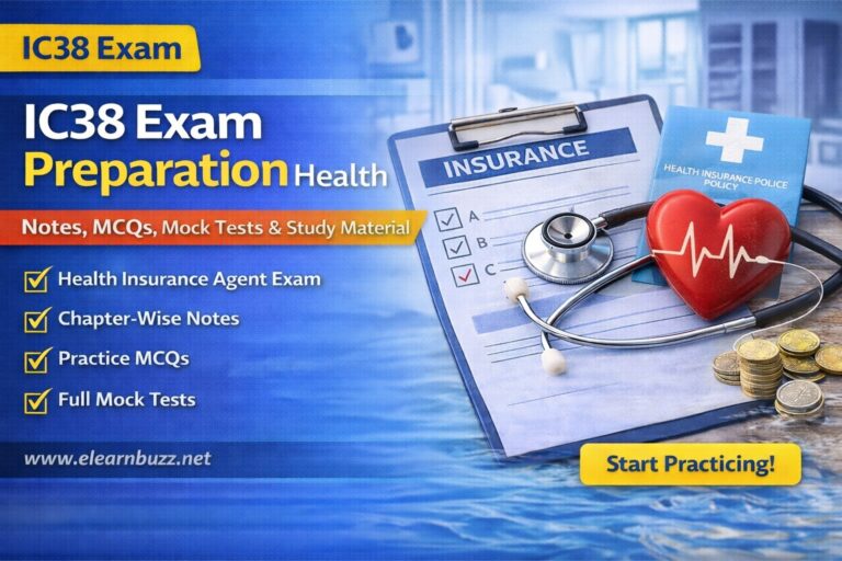 IC38 Exam Preparation 2026 (Health)