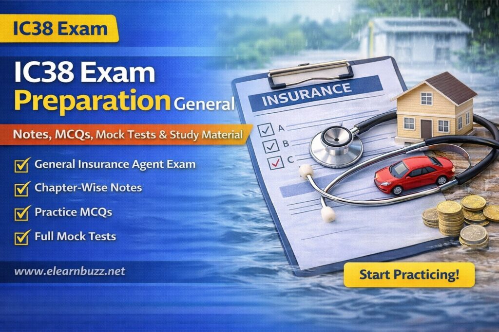 IC38 Exam Preparation 2026 (Non-Life)
