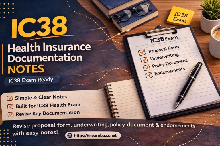 IC38 Health Insurance Documentation Notes