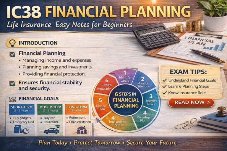 IC38 Life Insurance Financial Planning Notes