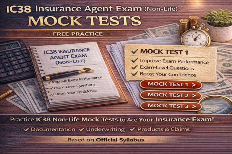 IC38 Non-Life Mock Tests